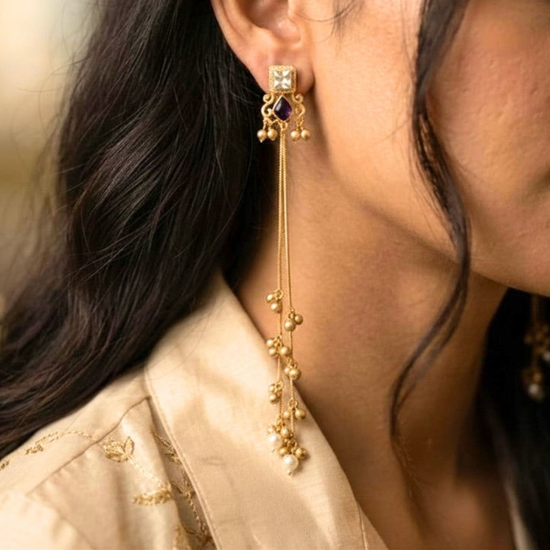 Rida Meher Cascade Drop Earrings