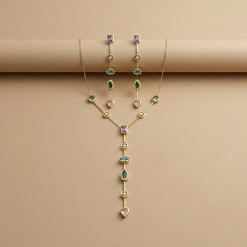 Serelune Cascade Necklace Set