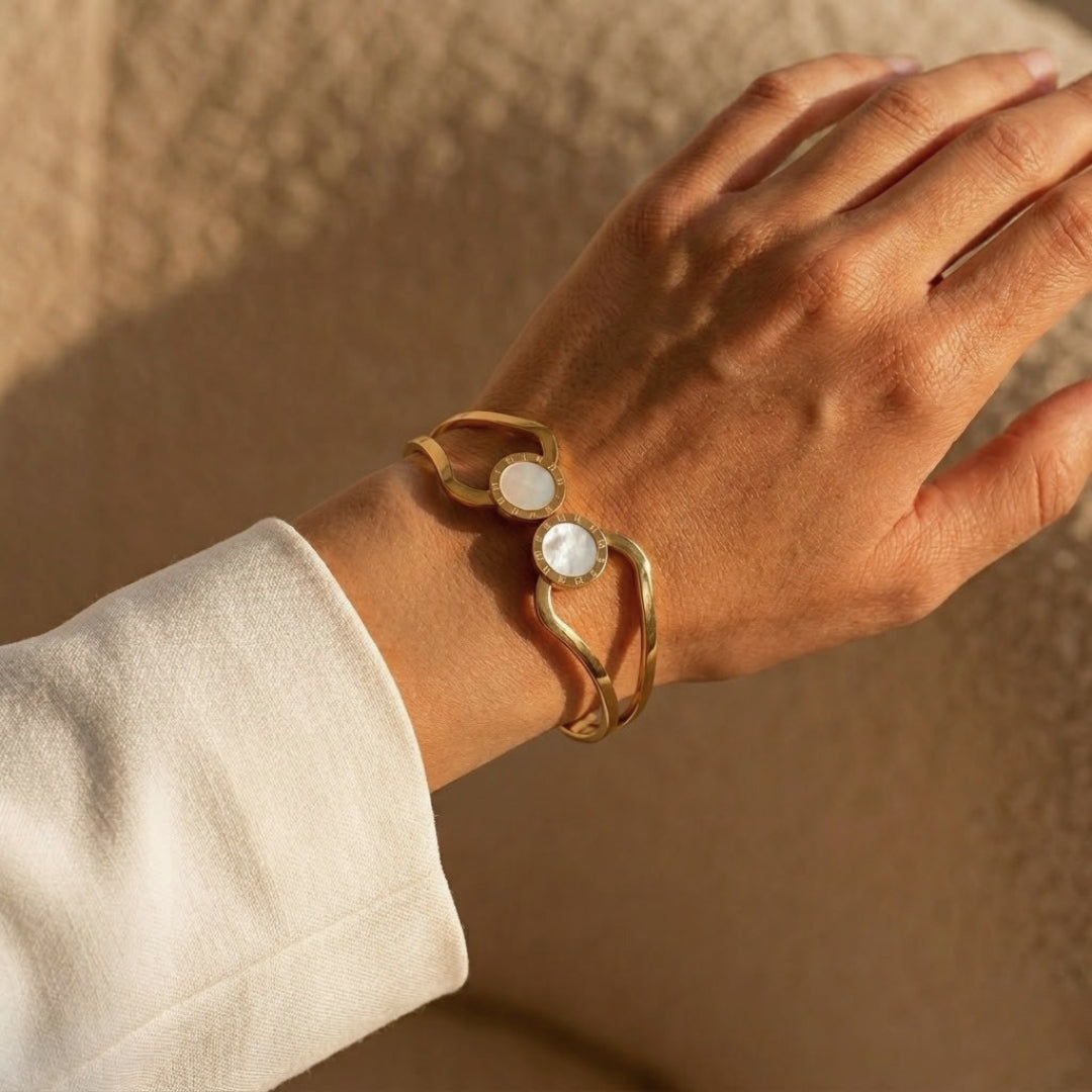 Lunara Twin Halo Cuff