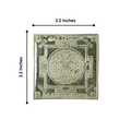 925 Pure Silver Shree Yantra Hindu Vedic Symbol for Wealth & Prosperity - 19 Gram(Big)