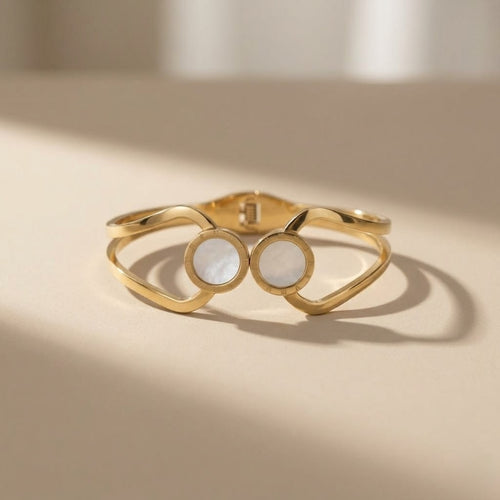 Lunara Twin Halo Cuff