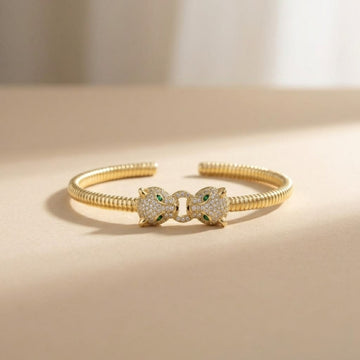 Aurelia Panthera Pavé Cuff