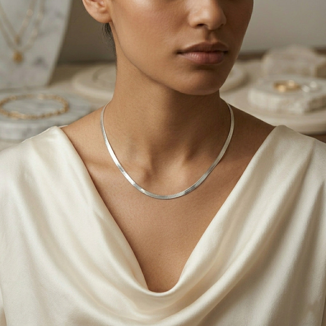 Snake Necklace 925 Silver