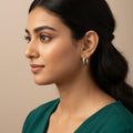 925 Silver Luna Hoops
