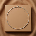 925 Silver sleek Choker necklace