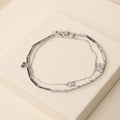 925 Silver Elysian Bar Bracelet