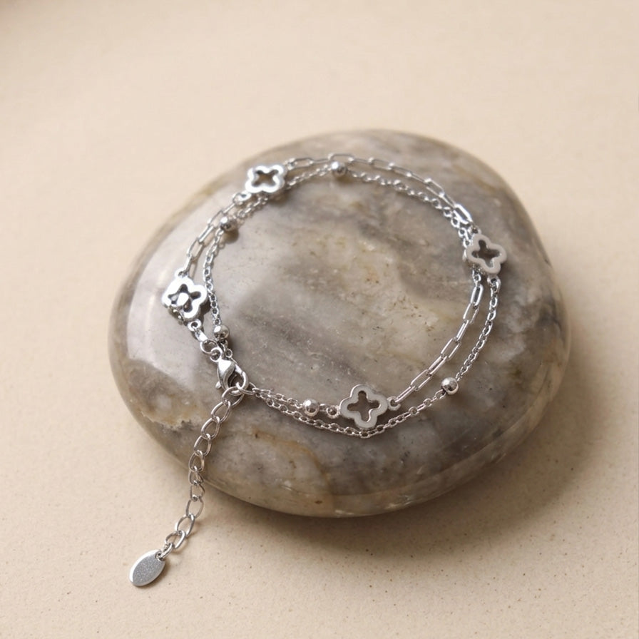 925 Silver Eternal Bloom Double Strand