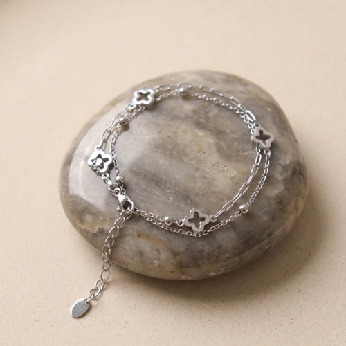 Silver Eternal Bloom Double Strand 925