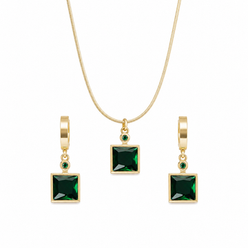 Emerald Luxe Pendant Set