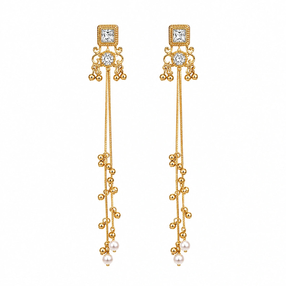 Zareen Meher Jhumar Drop Earrings