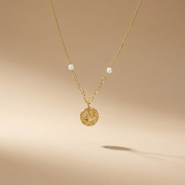 Flora Coin Necklace