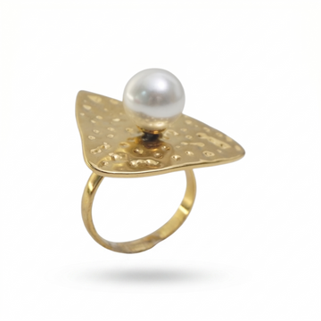 Lunéa Pearl Sculpt Ring