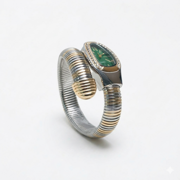 Verde Serpente Time Cuff