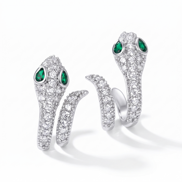 Roma Serpenti Silver Earrings