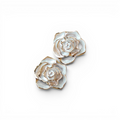 Ivory Rose Studs