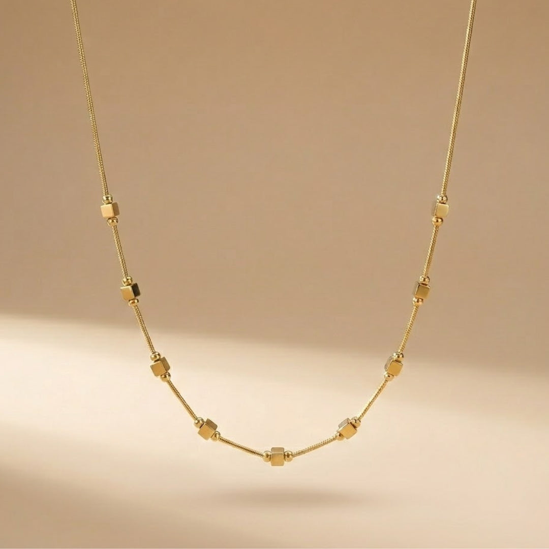 Orin Vale Gold Bead Necklace