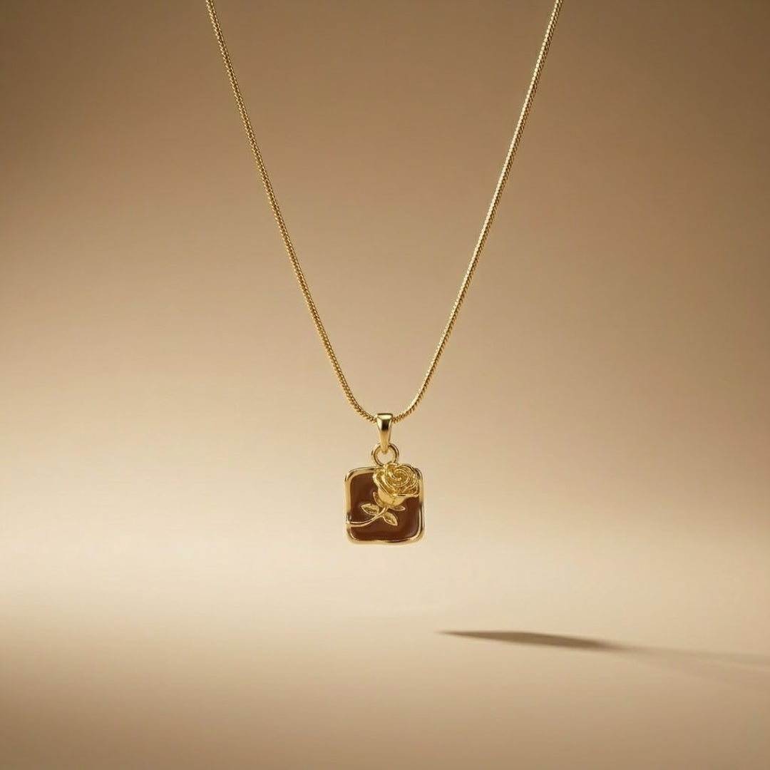 Roselle Charm Necklace
