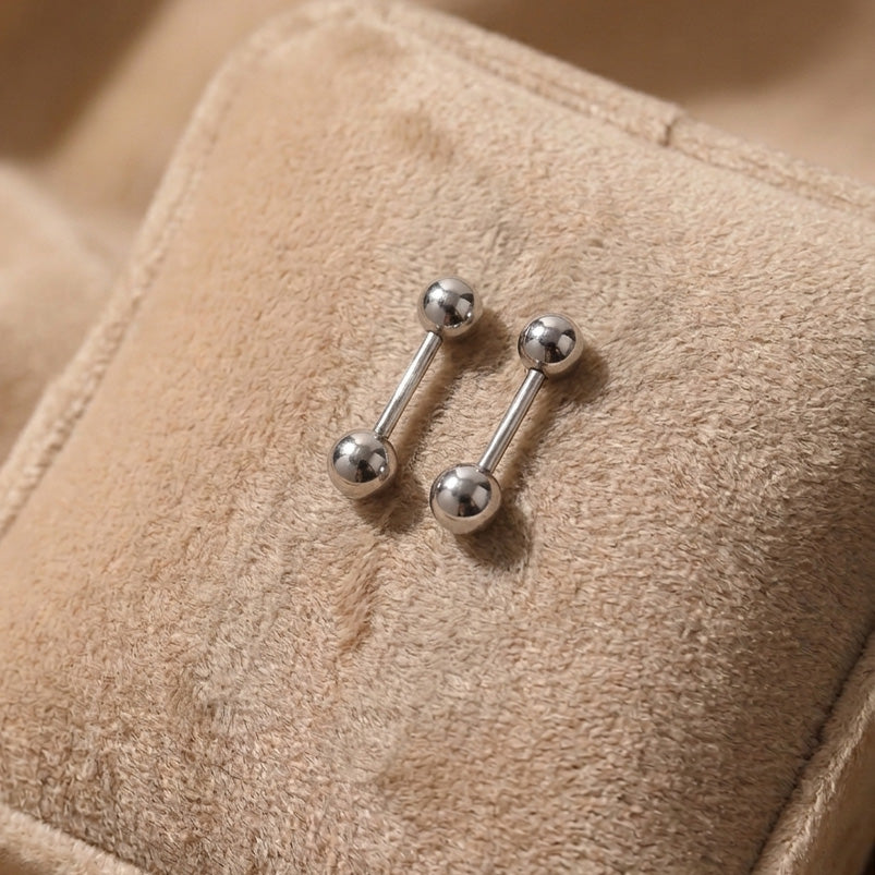 925 Silver Pivot Studs