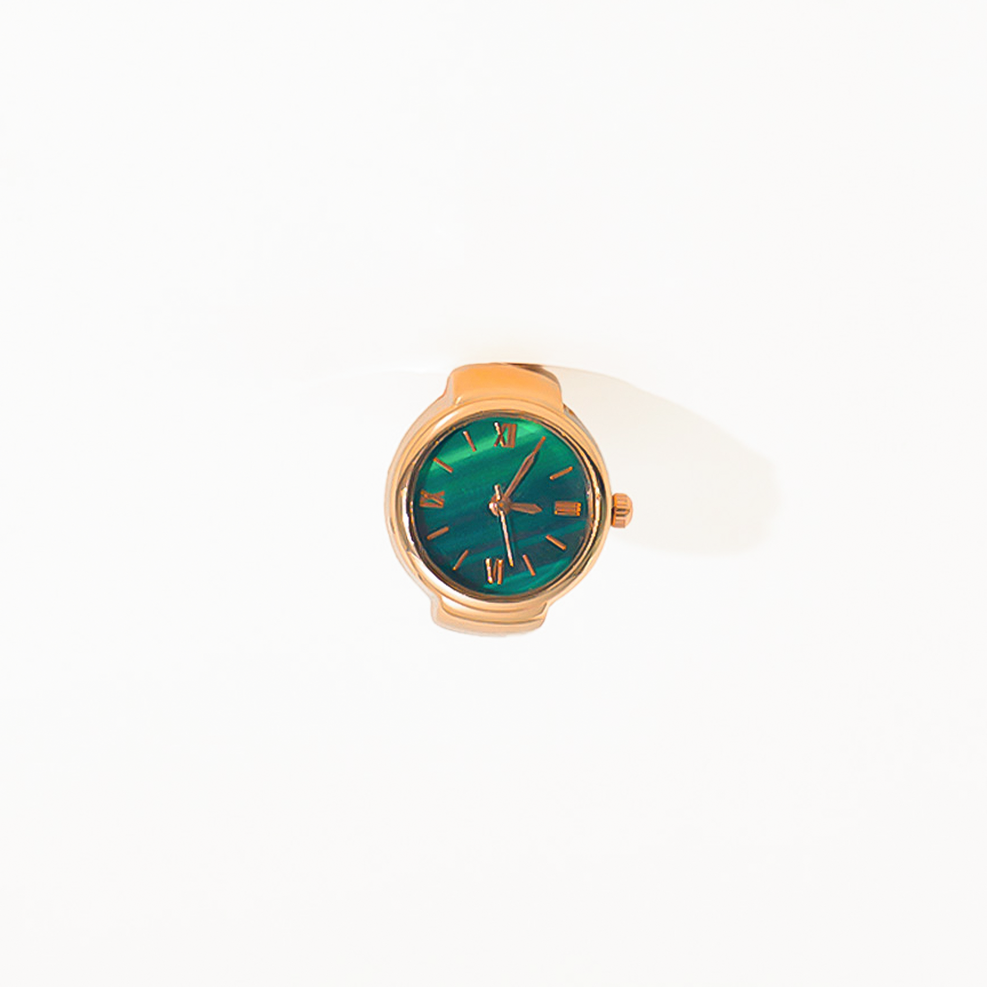 The Emerald Era Ring Watch (Rose gold) Adjustable