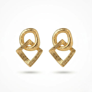 Auréa Geometric Statement Earrings