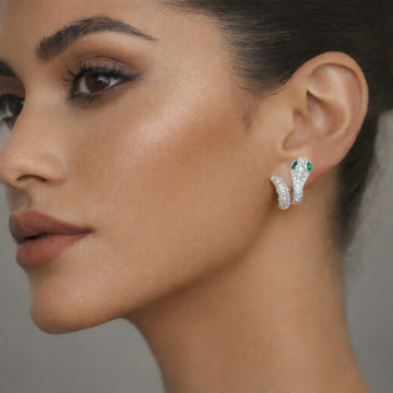 Roma Serpenti Silver Earrings