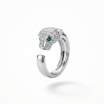 Emerald Hunter Adjustable Ring