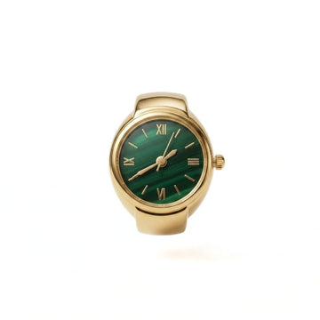 The Emerald Era Ring Watch (Rose gold) Adjustable