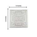 925 Pure Silver Shree Kuber Yantra Hindu Vedic Symbol for Wealth & Prosperity